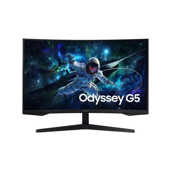 Samsung Odyssey G5 LS32CG552EUXEN monitor, VA, 32", 16:9, 2560x1440, 165Hz, USB-C, Thunderbolt, HDMI, DVI, Display port, VGA (D-Sub), USB