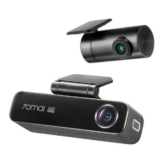 Auto kamera 70MAI M800 128GB, 4K, crna + RC14 s