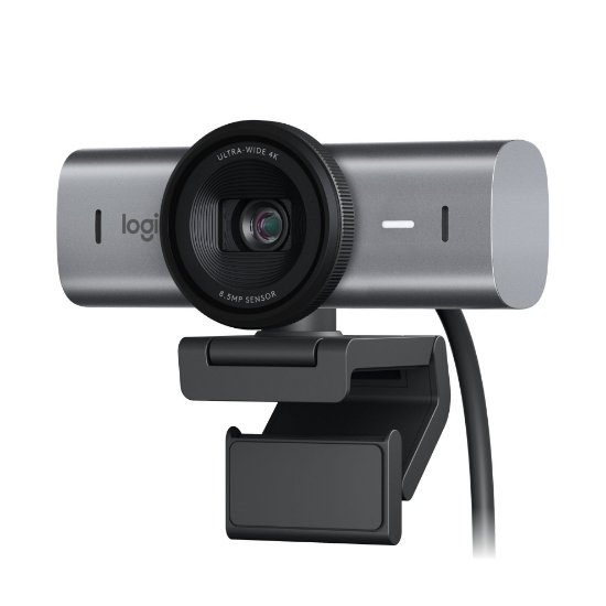 Web kamera LOGITECH MX Brio, 4K UHD, USB-C, siv