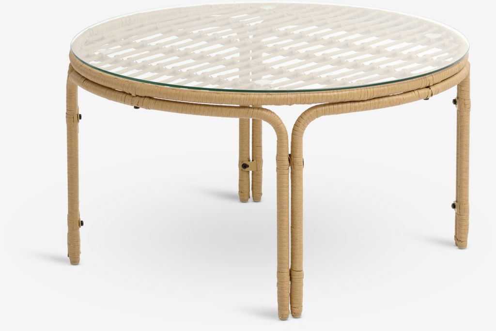 Lounge stol JENNUM Ø80xV44 natur