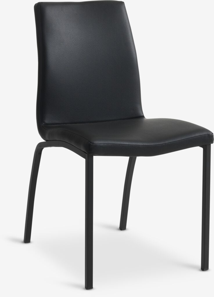 Blagovaonska stolica ASAA crna umjetna koža
