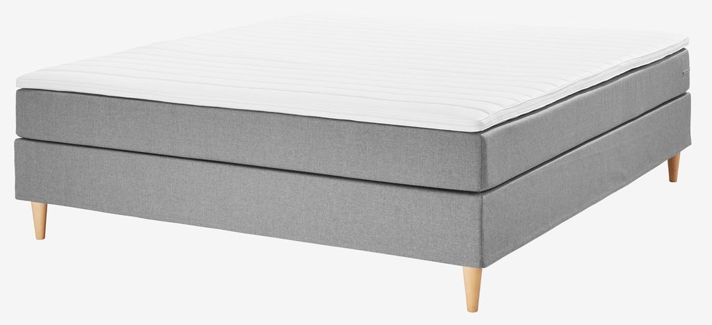 Boxspring krevet 160x200 LEIRKUP siva-23 mekan