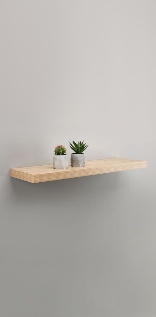 Zidna polica ABILD 80x24 boja svijetli hrast