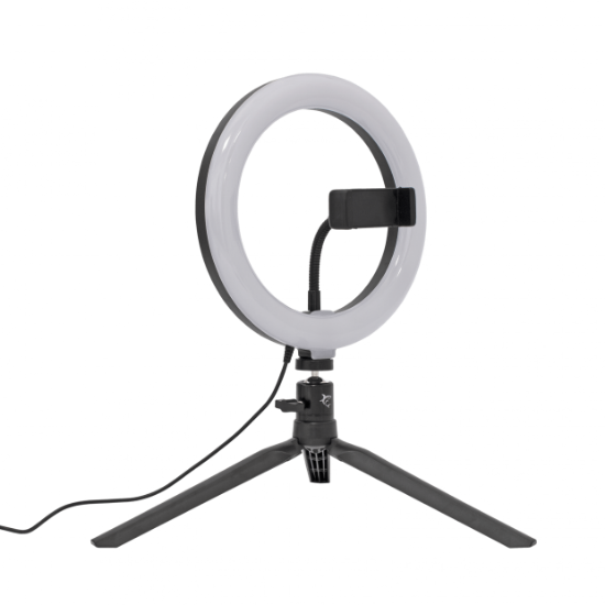 Selfie tripod WHITE SHARK, MOONLIGHT, s svjetlo