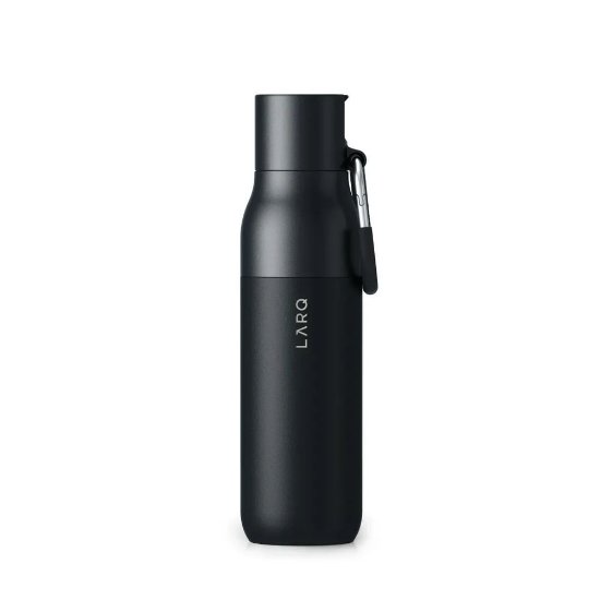 Boca za vodu LARQ, s filterom, 0.5l, crna