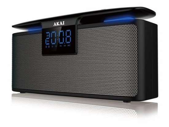 Digitalna budilica AKAI ABTS-M10, FM radio, BT,