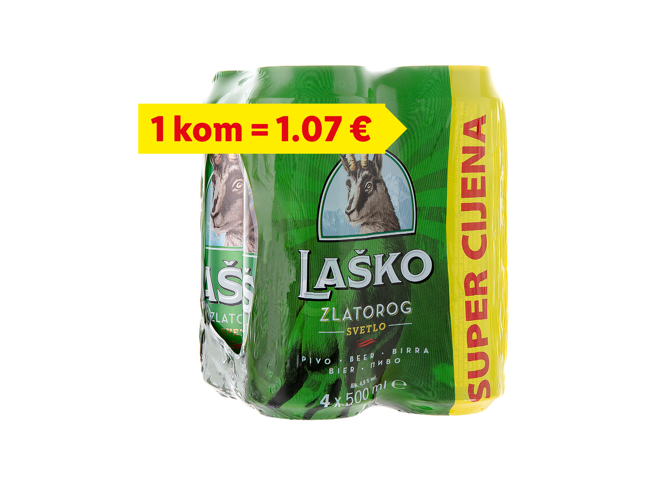 Laško Zlatorog Svijetlo pivo 0,5 l