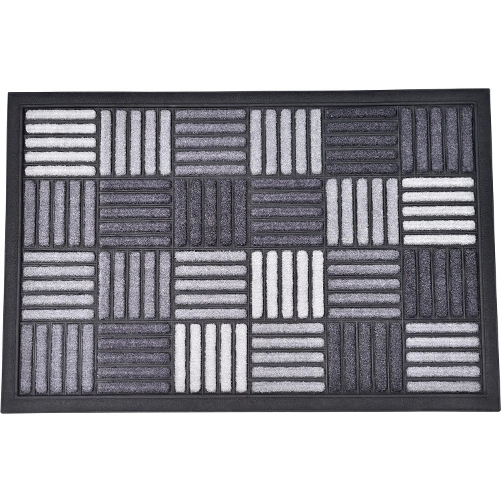 LUANCE otirač Long Island 40 x 60 cm, polipropilen/guma, sivi