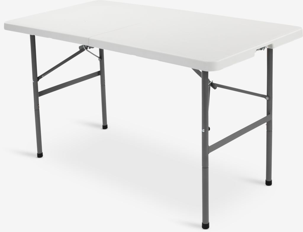 Sklopivi stol HOLMEN Š62xD124 bijela