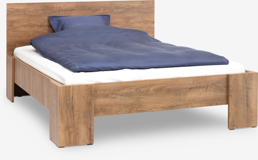 Okvir kreveta VEDDE 160x200 divlji tamni hrast boja