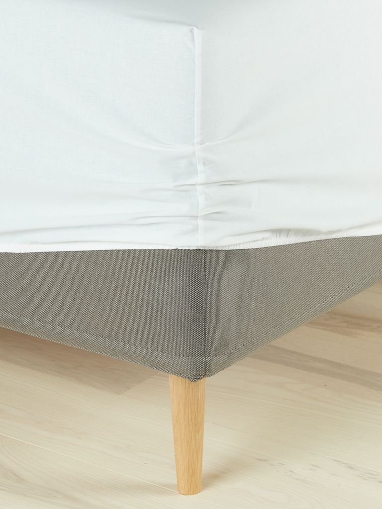 Plahta s gumicom DAGNY 160x200x35 bijela