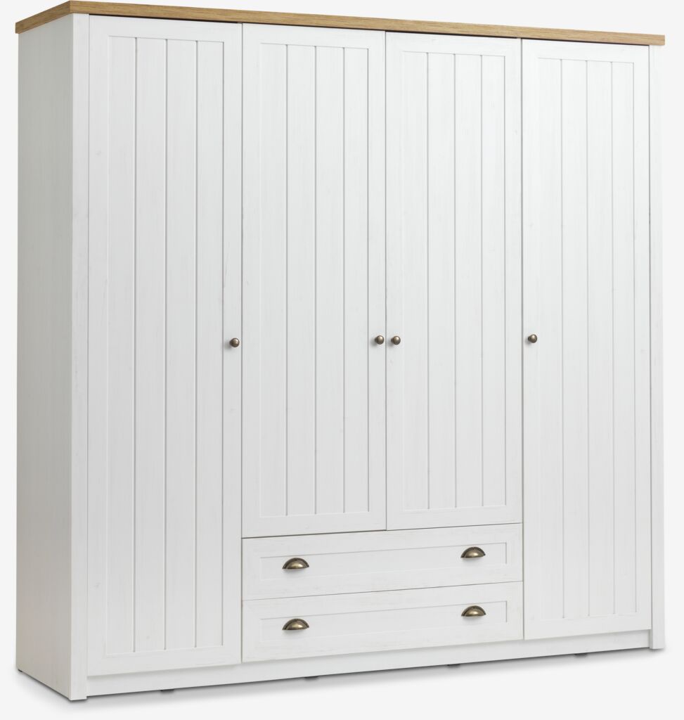 Ormar MARKSKEL 212x210 bijela/divlji natur hrast boja
