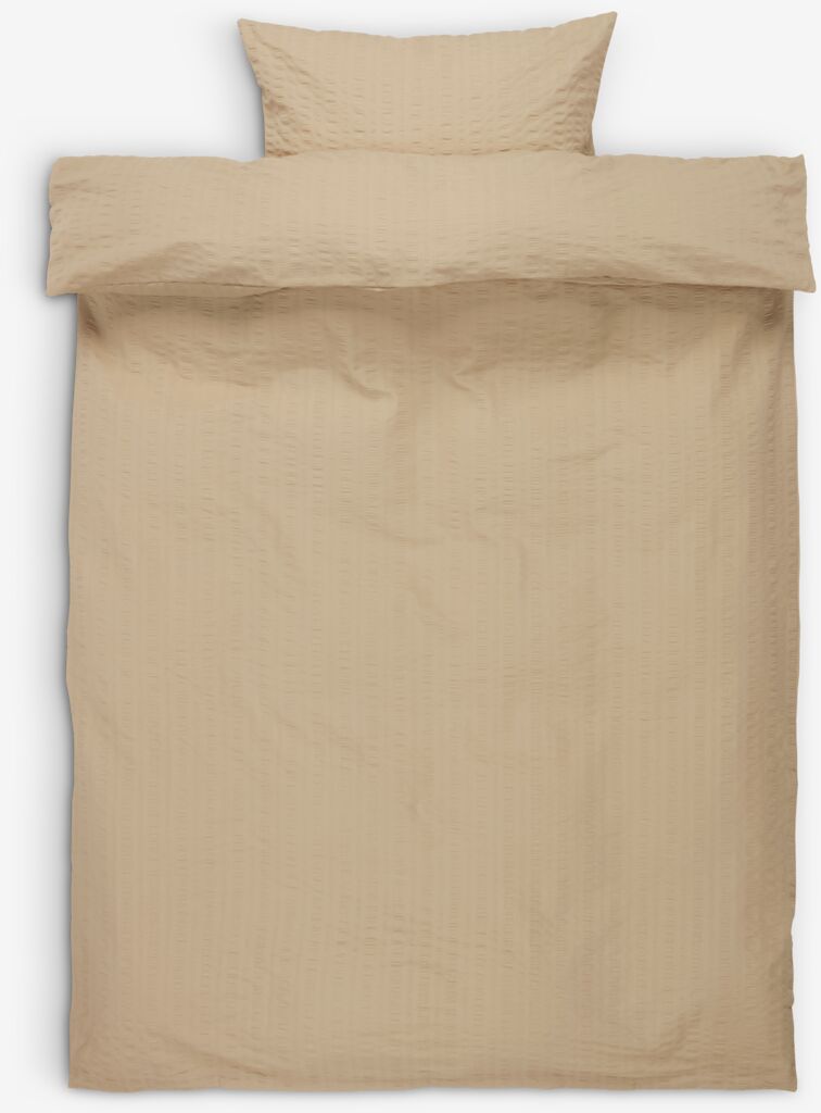Set posteljine SIGRID krep 140x200 svijetlo khaki