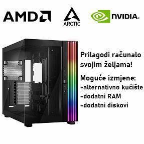 Računalo ADM Gaming High Range G106 Intel i7-14700F, 16GB DDR5, 1TB SSD NVMe, RX7700XT, No OS