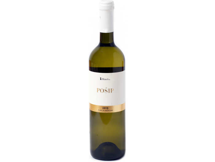 Vino bijelo Pošip Blato 0,75 L