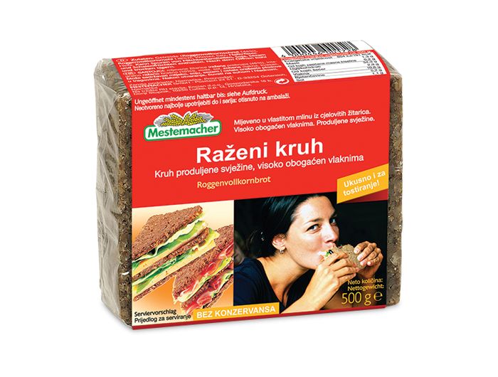 Mestemacher kruh raženi 500 g
