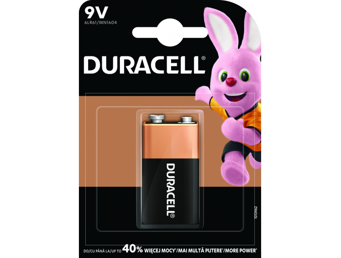 Duracell alkalna baterija basic 6 LR61 9V 1 kom