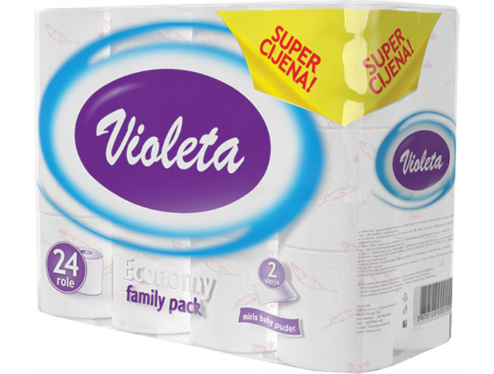 Violeta toaletni papir 24 role
