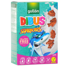 Gullon Dibus Sharkies Keksi bez glutena kakao 250 g