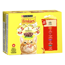 Purina Friskies 5 Promises Hrana za mačke piletina, govedina, janjetina, pačetina 12x85 g