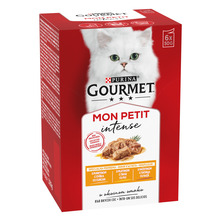 Purina Gourmet Mon Petit Hrana za mačke puretina, piletina, pačetina 6x50 g