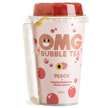 Omg Bubble Tea Bezalkoholno piće peach strawberry 270 ml