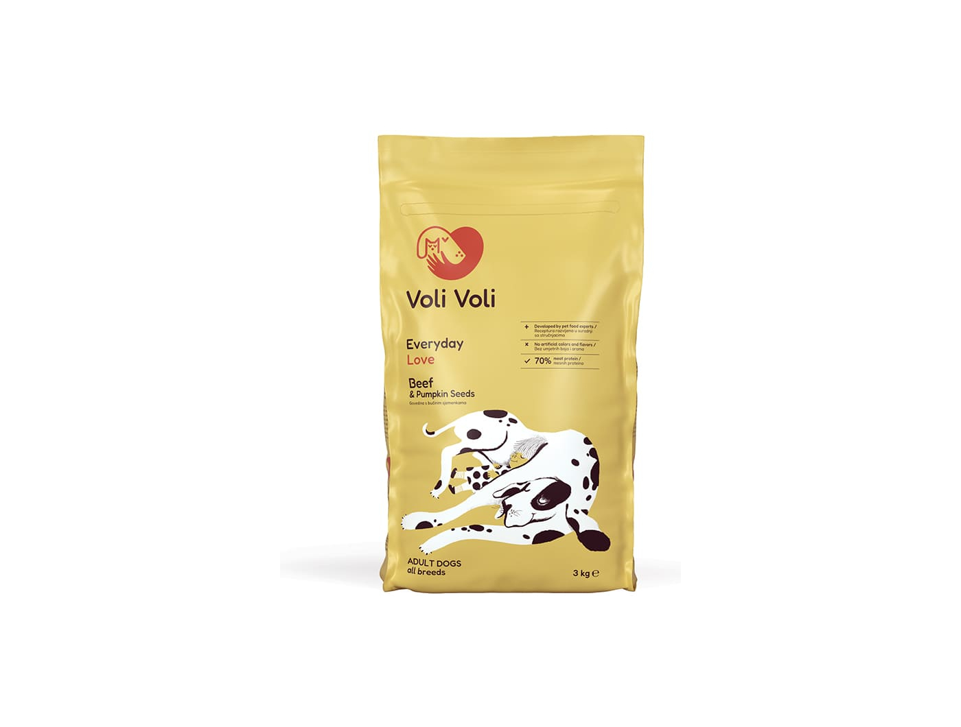 Voli Voli hrana za pse govedina s bučinim sjemenkama 3 kg