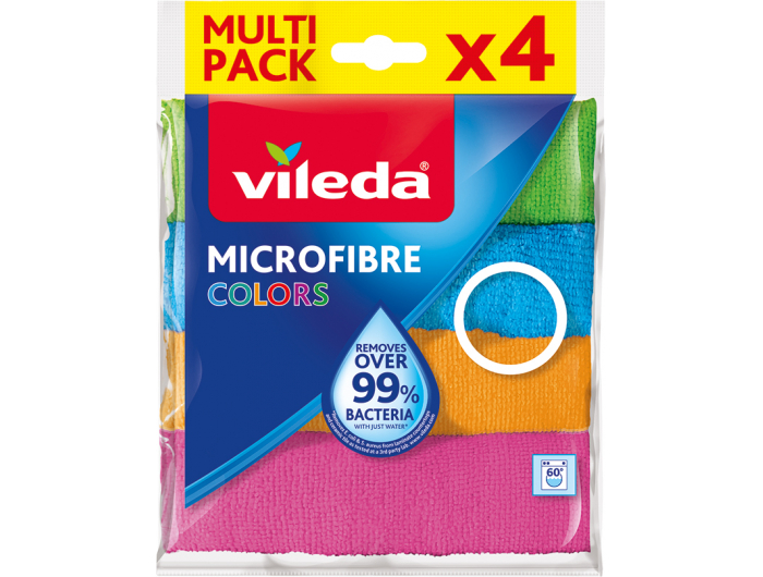 Vileda Microfibre Colors Višenamjenska krpa 4 kom