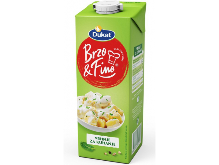Dukat Brzo & Fino Vrhnje za kuhanje 1 kg