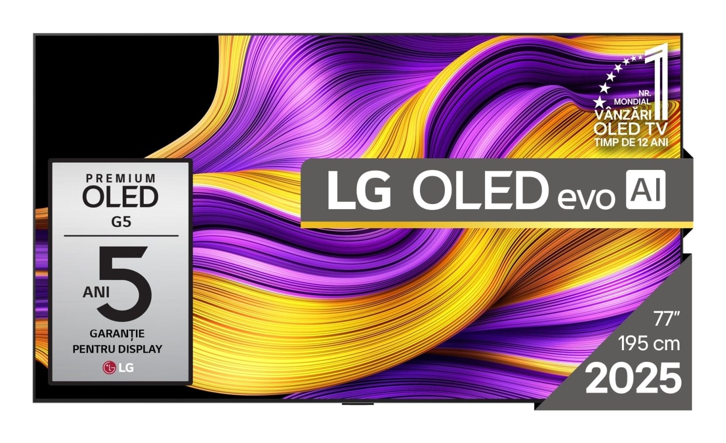 LG OLED77G51LW televizor, 65" (165 cm)/77" (196 cm), OLED, Ultra HD, webOS